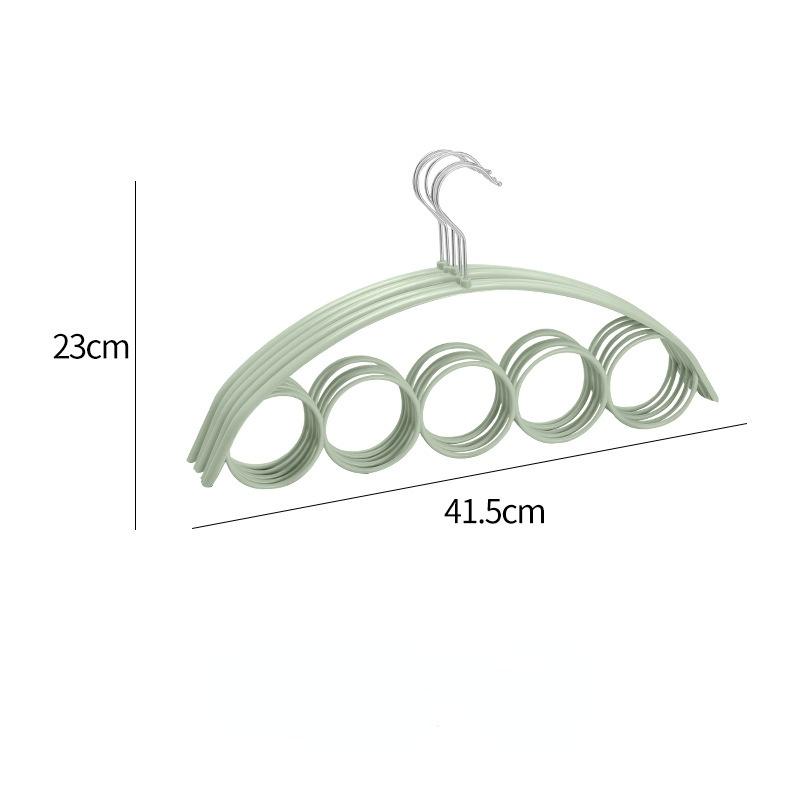 Shawl Scarf Hanger Belt Tie 5 Ring Rack Organizer Holder Hook Display Hanger 41*23cm