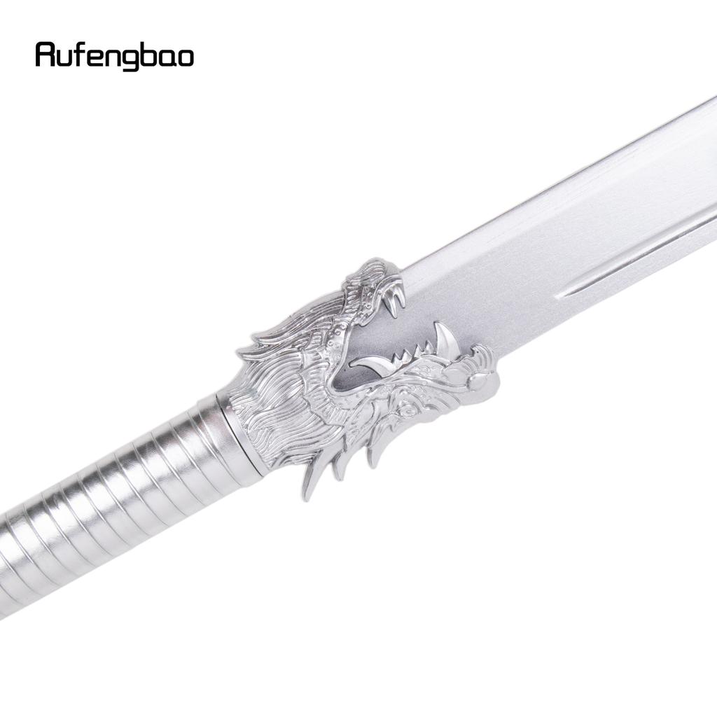 White Wooden Sword Fashion Wood Machete Decorative Cospaly Sword Halloween Mace Crutch Wand Crosier Sword Toy 106cm