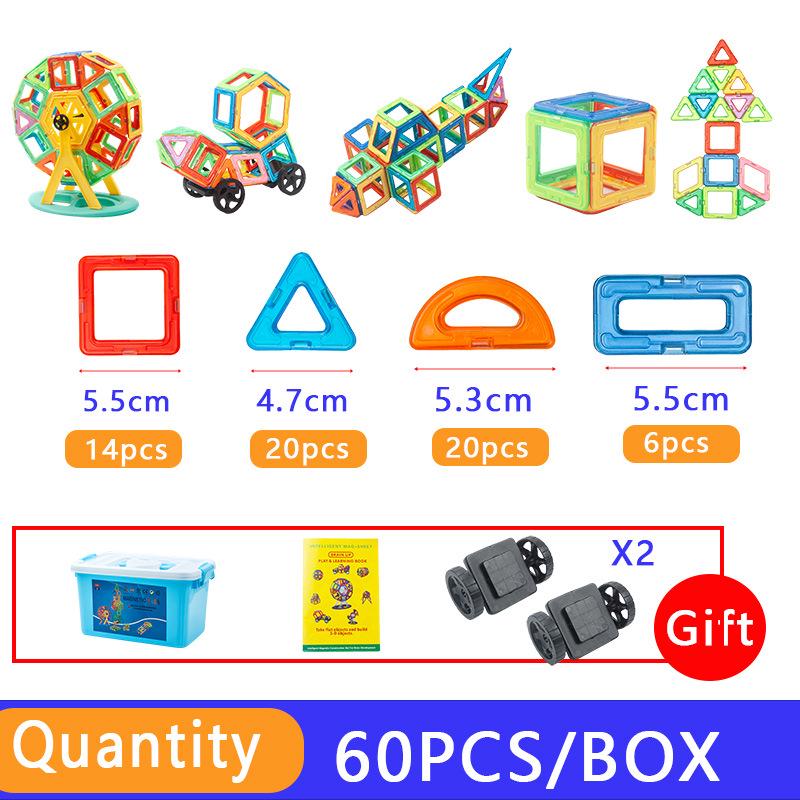 Magnetic Building Blocks for Kids - Educational and Strong Magnet Toy Set