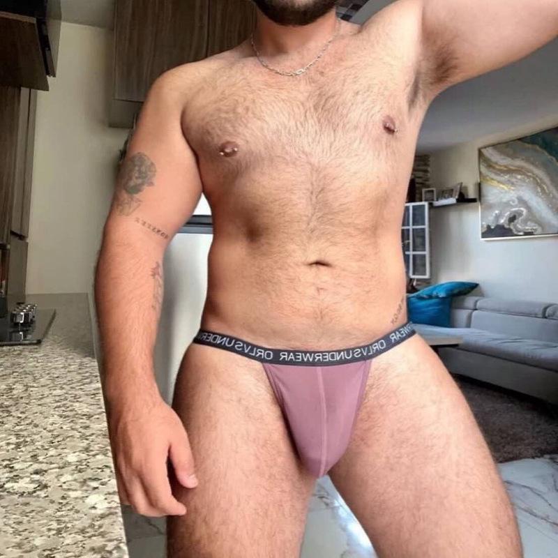 Trendy Men's Modal High-Cut Sport Bikini Briefs: Comfortable, Low-Rise Triangle Design