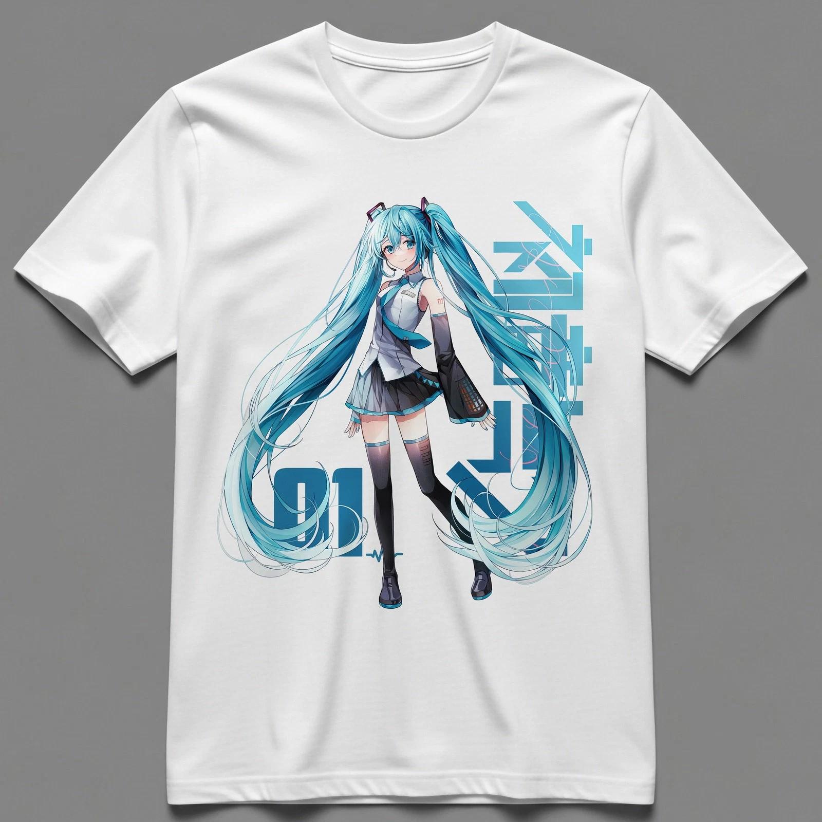Hatsune Miku 040 Anime/Manga Adult / Childrens t shirts/t-shir cotton 160