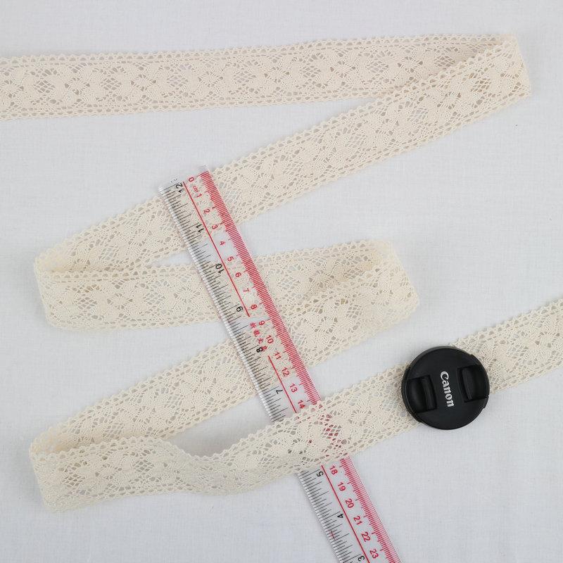 Supply Diy Handmade Cotton Thread Lace, Fashion Clothing Home Pure Cotton Hollow Thin Thread Cotton Thread Lace This White SO197