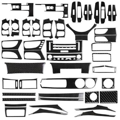 Carbon Fiber Interior Mouldings Black Stickers Car Decorative Accessories For Lexus IS250 NX200 IS350 300H