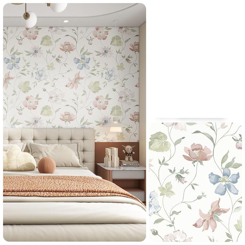 Self-Adhesive Waterproof Wallpaper Anti-Mold Washable Print Non-Slip Wear-Resistant Bedroom Living Room Accent Wall Decor