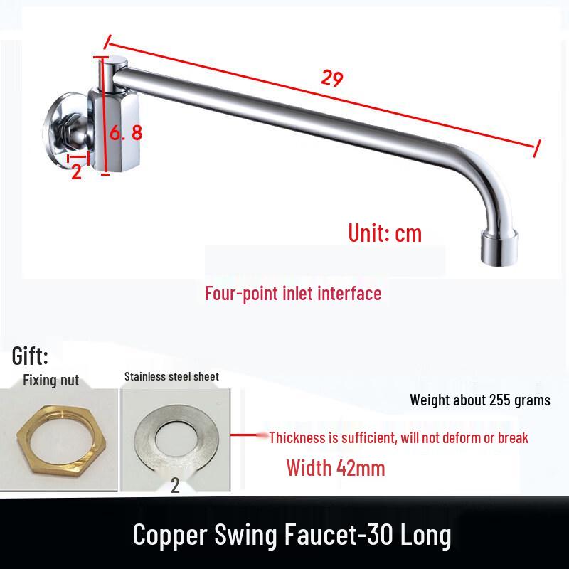 Kitchen Sink Swing Faucet