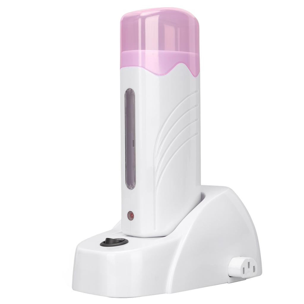 Wax Heater Machine Depilatory Roll Portable Wax Hair Removal Device with Heater Base EU Plug 220V
