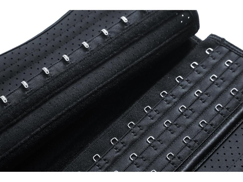 Gaine de Taille en Latex avec 25 Baleines en Acier - Ceinture Abdominale de Sport Respirante pour Femmes