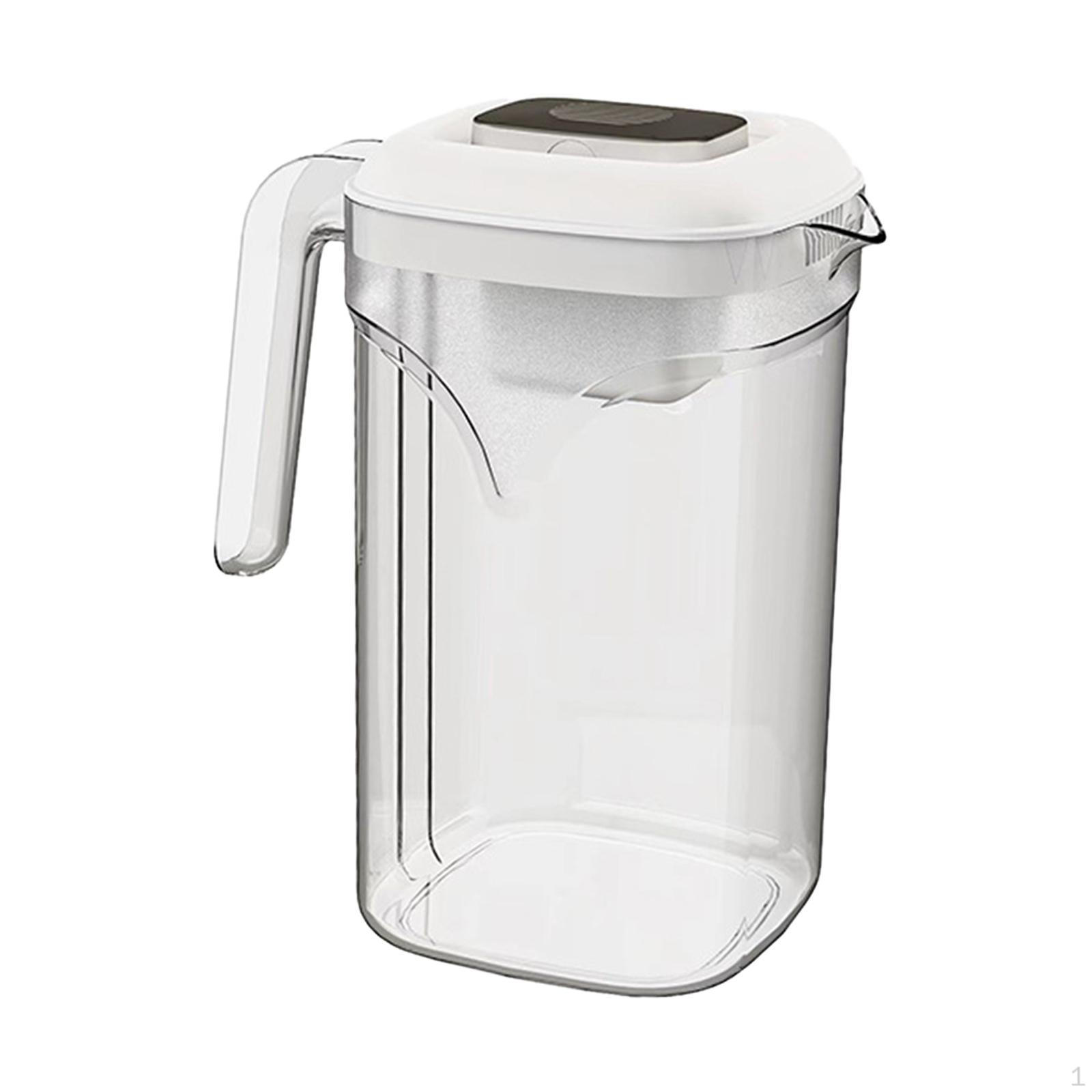 

Кувшин для чистой воды 2 л портативный дозатор напитков для использования дома и в офисе белый