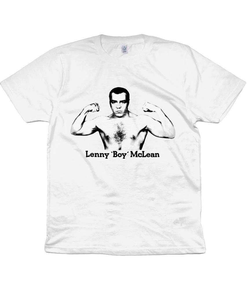 

Lenny McLean - Black and White - Organic T-Shirt - Boxing - The Guv nor - Gangster 4XL