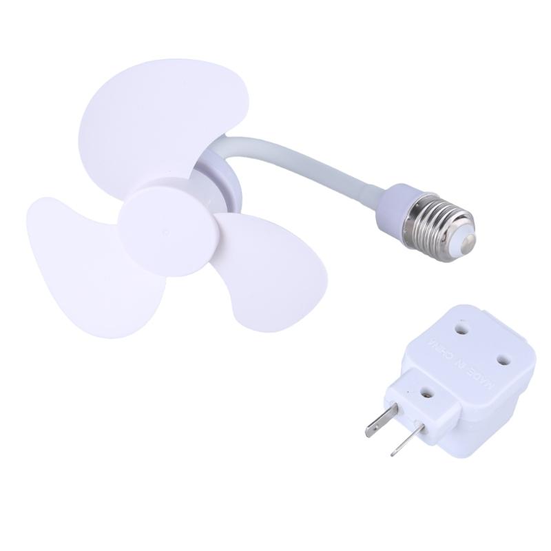 

10W Ceiling Fans Strong Wind Quiet E27 Socket with Switches Ceiling Fans Flexible Tube Fan for Room Offices 1