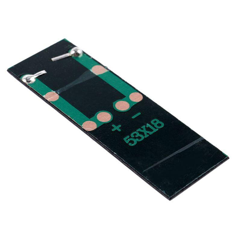 ABUL-200Pcs Mini Solar Panel New 0.5V 100MA Solar Cells Photovoltaic Panels Module Sun Power Battery DIY