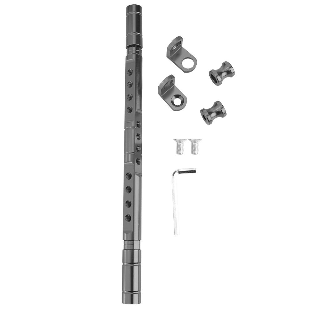 Motorcycle Extension Bracket Electrombile Balance Handlebar Motorbike Accessory(White)