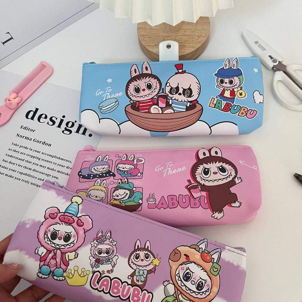 Cute Milk Huhu Pencil Bag Cartoon Large-capacity Student Stationery Bag High Value Niche Pencil Case