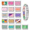 Creative Blueberry Sakura Tennis Lighthouse Heart Lips Bead Italian Charm Bracelet Fit 9MM Stainless Steel DIY Bracelet Jewelry