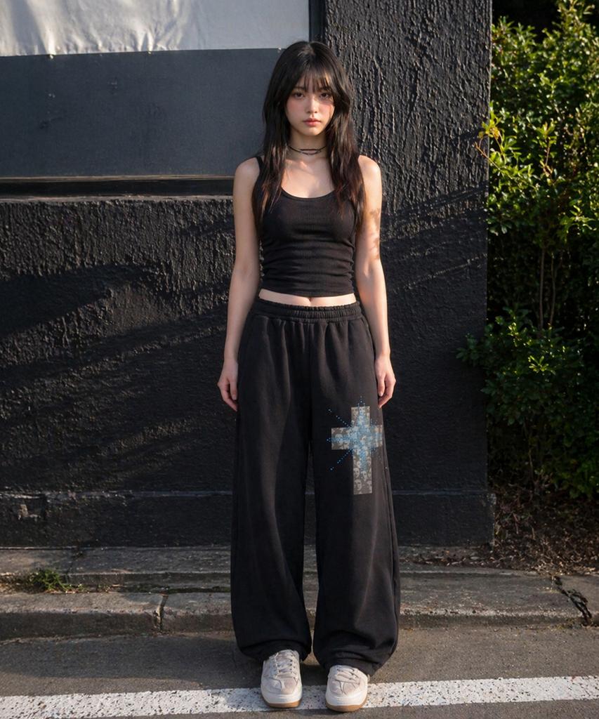 GRAVER [Unisex] Luminance Training Wide Pants_2 Colors