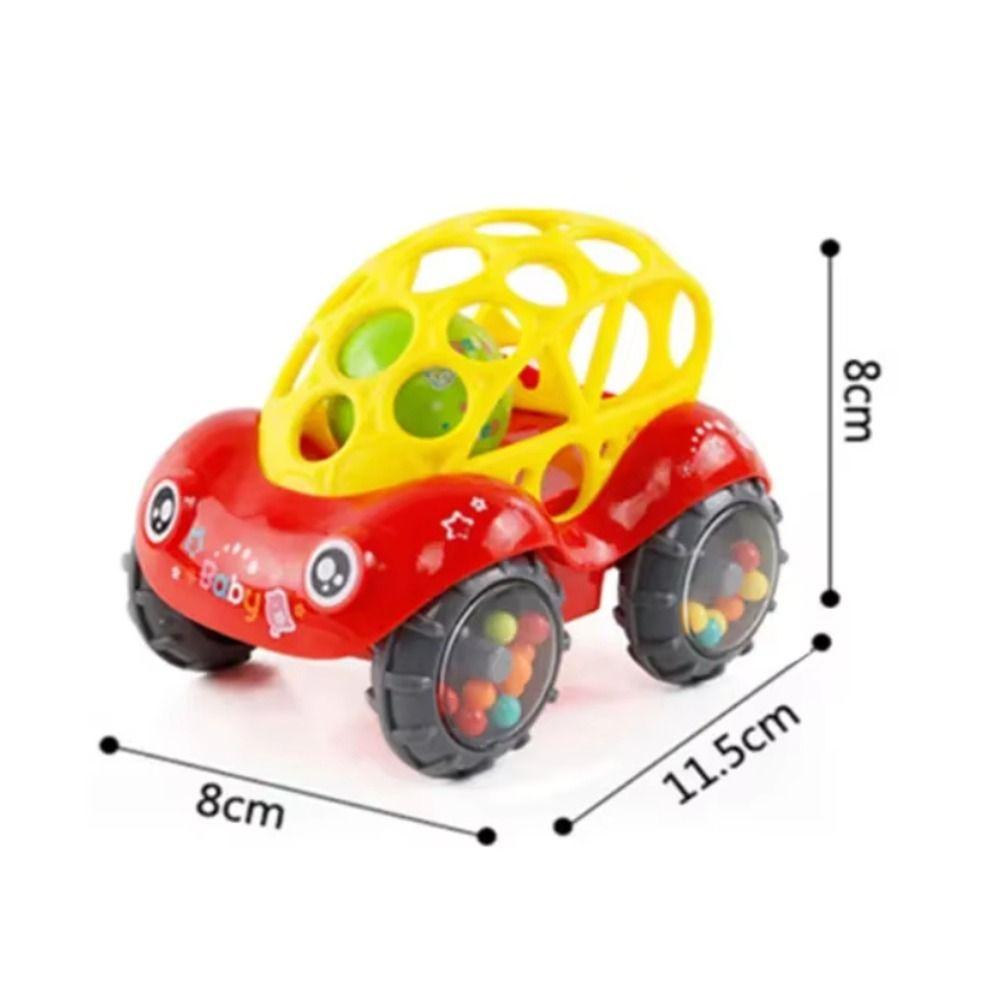 Plastic Soft Shell Bucket Truck Toys Car Shape Shaking Bell Kids Toy  Toddler Toys