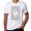 Polyhedral Dice Sword Vintage Minimalist Geometry Tshirt Plus Size Solid Color Tshirt