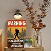 Sasquatch Vintage Metal Sign Outdoor Garden Decor Garage Bar Gift