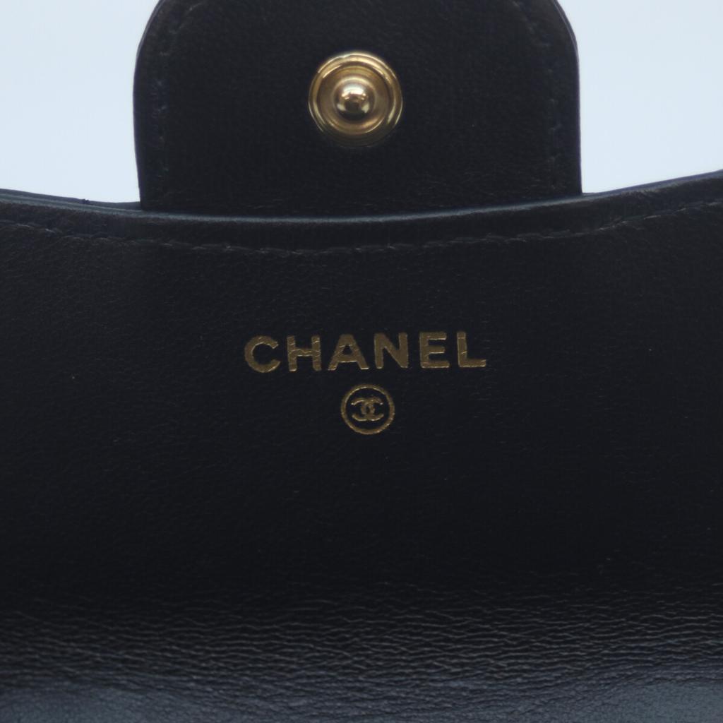 CHANEL No. 31 AP2200 Black Lamb GHardware Mini Mini Matelasse Top Handle 2-Way Chain Shoulder Shoulder bag blackUsed