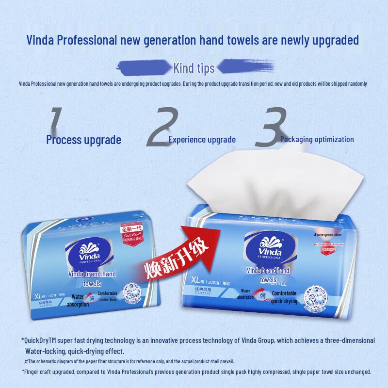 Vinda 1-Ply Large Soft Pack Facial Tissues