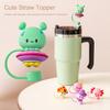 Cute Straw Covers Cap Leak-proof Straw Cap 10mm Diameter Drinking Straw Cover Dust-Proof Straw Lid for 30oz 40oz Tumblers And Outdoor Travel