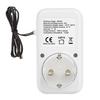 Heating Cooling Thermostat With Timer Switches Digital Temperature Controllers Socket Plugs in Thermostat Outlet