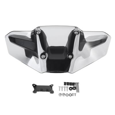 Motorrad-Windschutzscheibe Verbesserte Aerodynamik Windschild Windabweiser mit Montagehalterung für MT 09 2024 und später