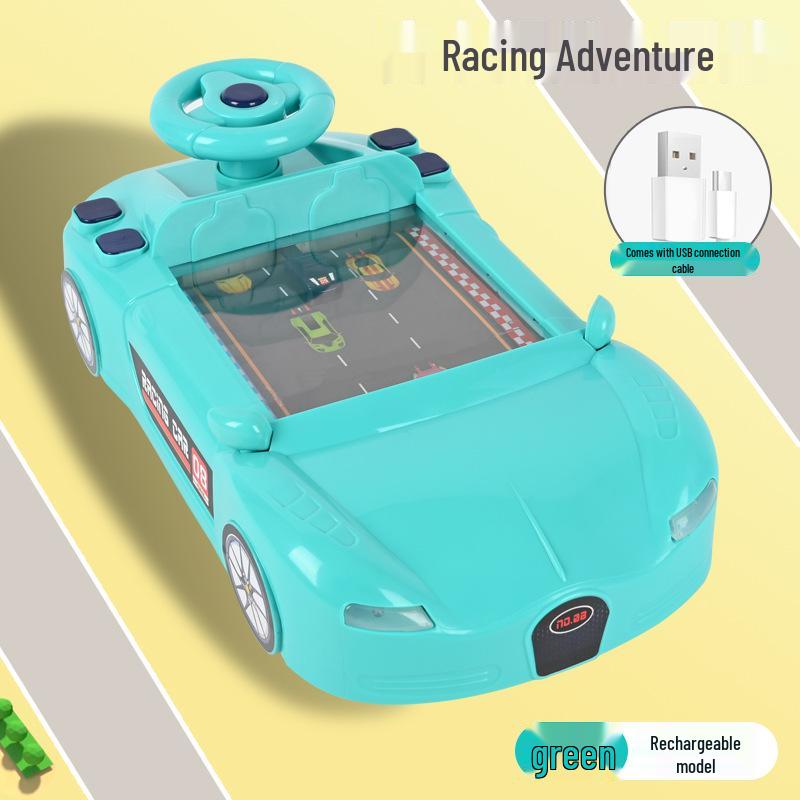 Children's Racing Car Toy with Steering Wheel - Adventure Gift for Boys and Girls Ages 1-6