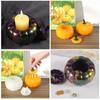 Pumpkin Storage Box Mold Halloween Pumpkin Silicone Jewelry Box Mold Storage Box Container Mold With Lid