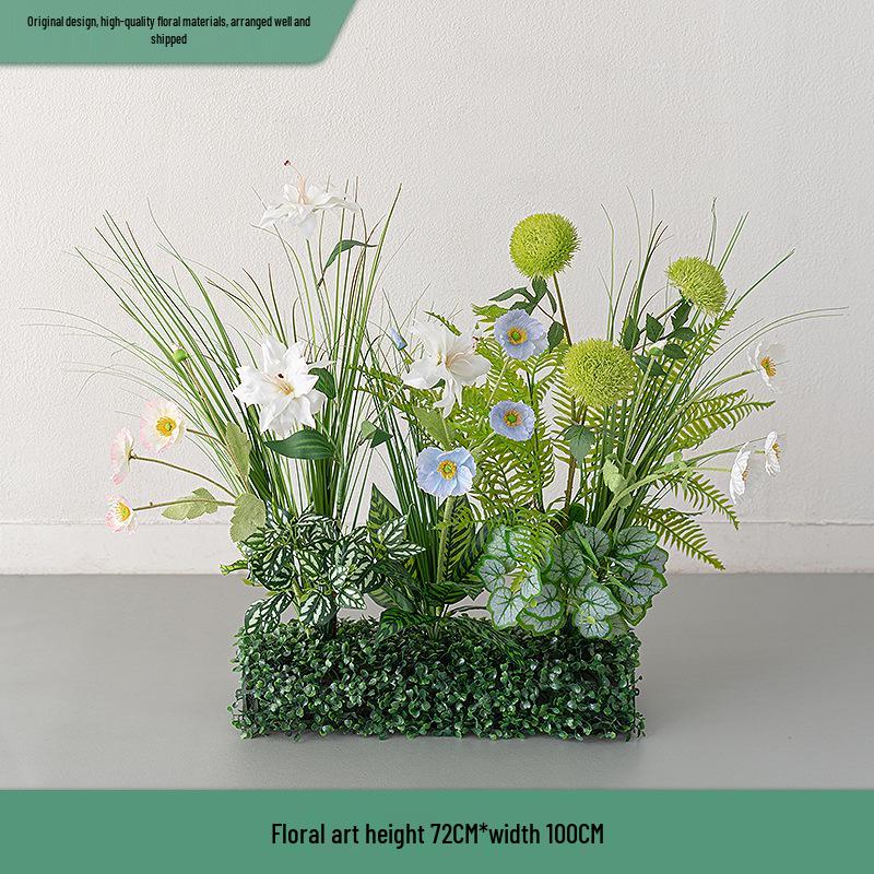 Greenery and Floral Art Installation for Open Spaces and Window Displays