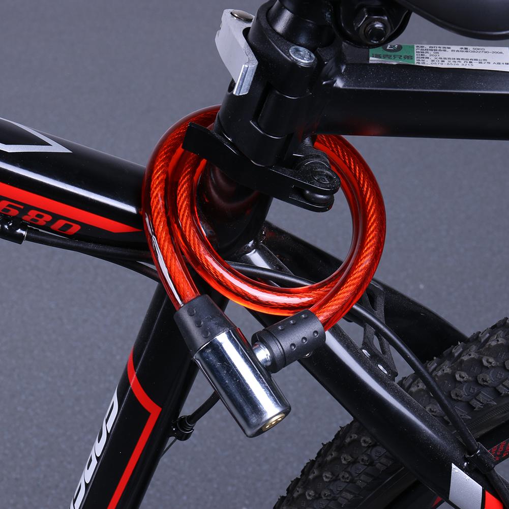 Multipurpose Bike Safety Lock for Bicycle Electric Vehicle Motorcycle Door Anti-theft Universal Safety Steel Wire Lock