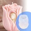Rose Goddess Silicone Candle Molds Temperature Resistant For Making Candle Soap Wedding Decoration Valentines Day Gift