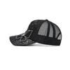 Summer Women's Rhinestone Bow Cap Mesh Breathable Sun Protection Baseball Cap Outdoor Sun Hat
