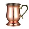 Hammered Copper Plated Stainless Steel Moscow Mule Copper Mug Drum-Type Beer Cup Water Glass Drinkware