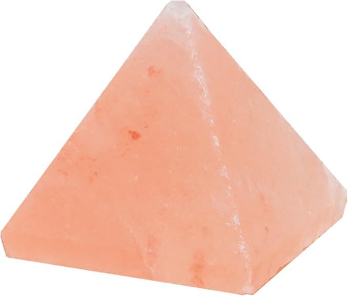 Kamidana No Sato Himalayan Rock Salt Pyramid, Pink, for Purification, Feng Shui, and Long-Lasting Use.