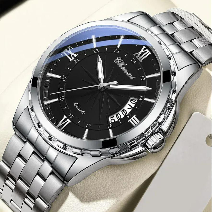 Chenxi NOUVELLES Montres pour Hommes Mode Sport Quartz Calendrier Étanche Lumineuse Montre Acier Inoxydable Cadeaux pour Hommes