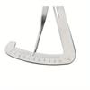 Calibro di misurazione da 1 pezzo per misure da 0 a 10 mm, calibro per laboratorio odontotecnico, calibro per corone dentali in metallo e cera, strumenti chirurgici