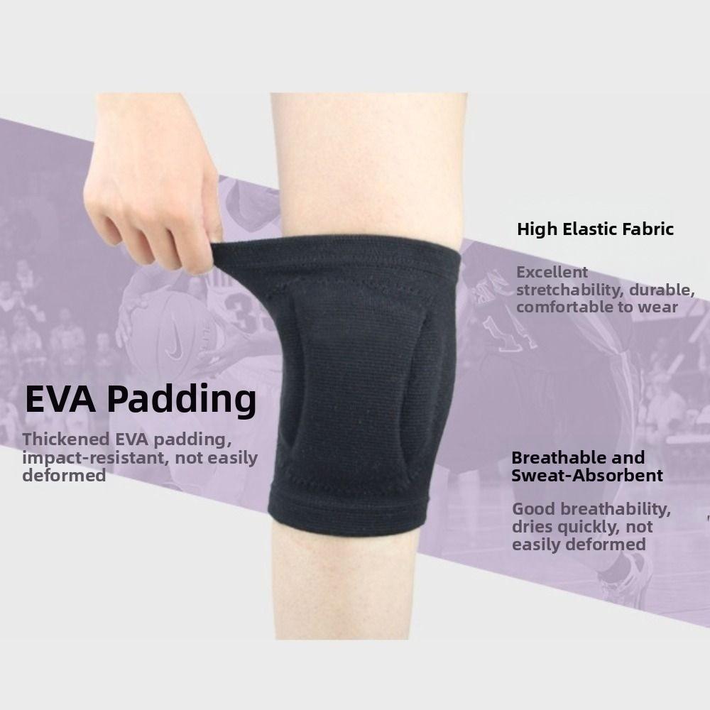 1 Pair Volleyball Sponge Sports Knee Pads Yoga Elastic Knee Pads Dance Knee Pads  Dancer