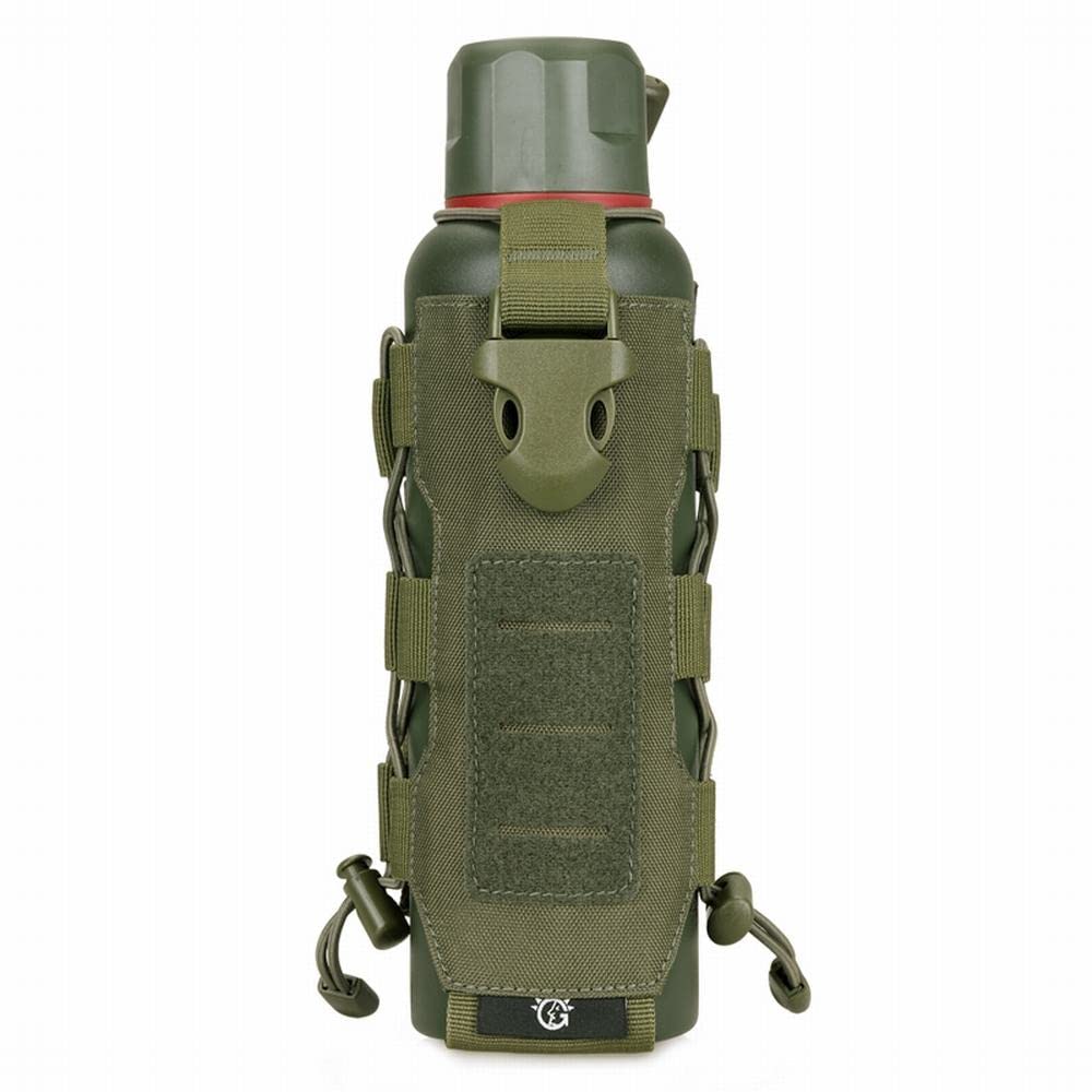 PHOENIX IKKI Multifunctional Tactical Water Bottle Fits Includes Magazine Molle Water Bottle Tool EDC Green Pouch, 300ml-850ml Bottles, Storage,