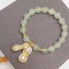JYL Bracelet Leaf Design Jade Style -Embodies Nature & Attracts Fresh Luck