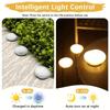 Solar Pebble Lawn Lights, Waterproof Outdoor Glowing Stone Lights, Garden Landscape Pathway Decorative Solar Lamps