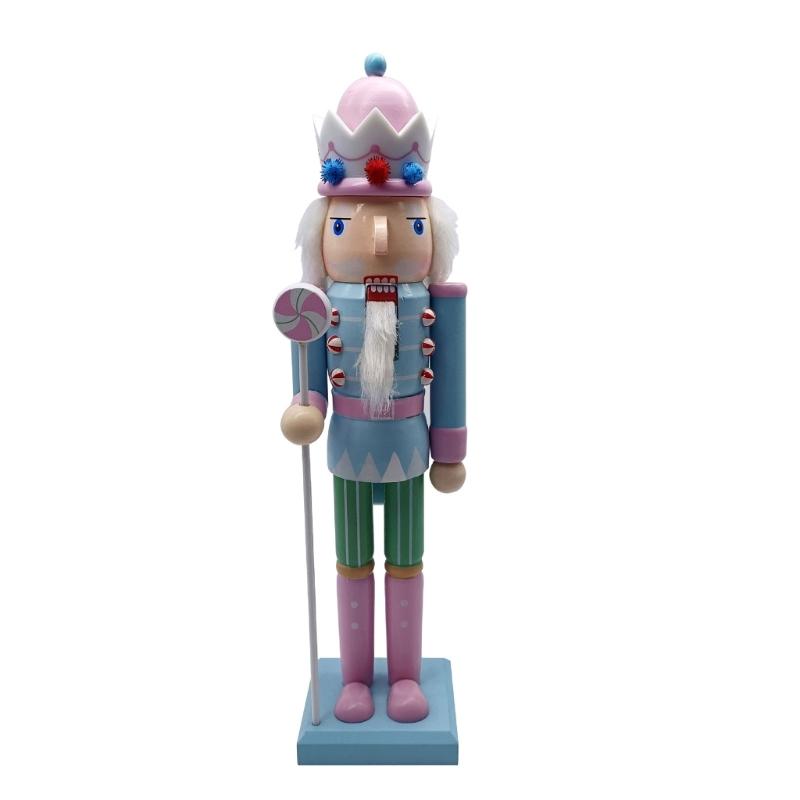 Weihnachts-Nussknacker Ornament Kleiner Holzsoldat Weihnachtsdekorationen Nussknacker Figur Ornament für Tisch Regal