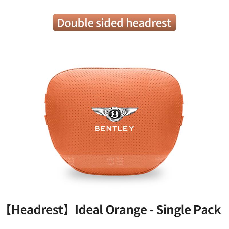 Car Headrest Neck Support Lumbar Cushion Soft Neck Pillow For Bentley Continental GT MULLINER Bentayga Flying Hurtling Spurlogo bzlk8