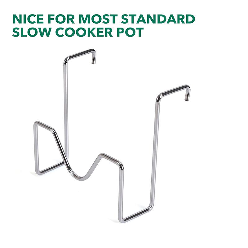 Slow Cooker Lid Holder Home Holder Slow Cooker Pot Lid Organizer Attachment Keeps Countertops Clean Kitchen Pot Organization