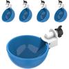 5Pcs Automatic Drinking Bowl Chicken Drinker Hanging Water Cup For Backyard Poultry
