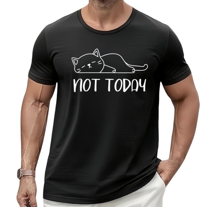 Neu Nein Heute Nicht Lustig Faul Meme Lustiges T-Shirt USA Tee Größe S5XL