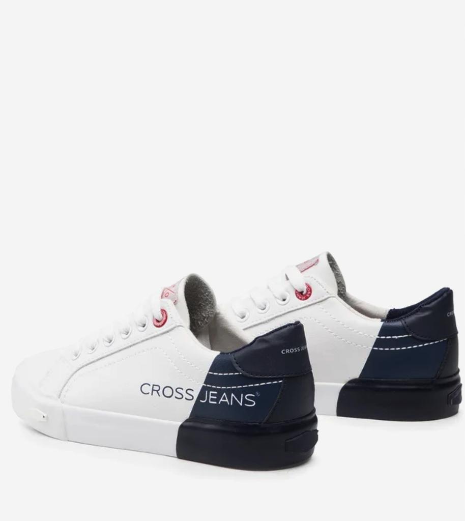 Cross Jeans EE2R4018C - White Women's Sneakers, Classic Casual Shoes