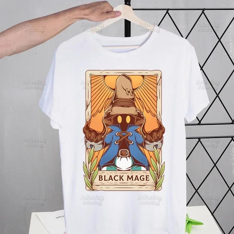 Final Fantasy Anime Shinra Men Hip Hop Streetwear Print T Shirt Harajuku TShirts Short Sleeve Fashion Casual T-Shirt Tops Tees