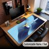 Large Mouse Pad Lazio FC Print Custom Name Text Desk Mat for Office Gaming