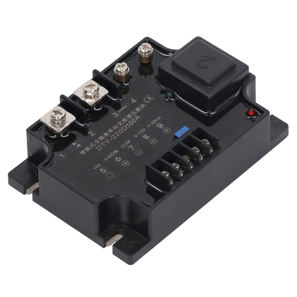 AC Voltage Control Module Single Phase Fully Isolated Resistance Voltage Regulator AC220V 100A